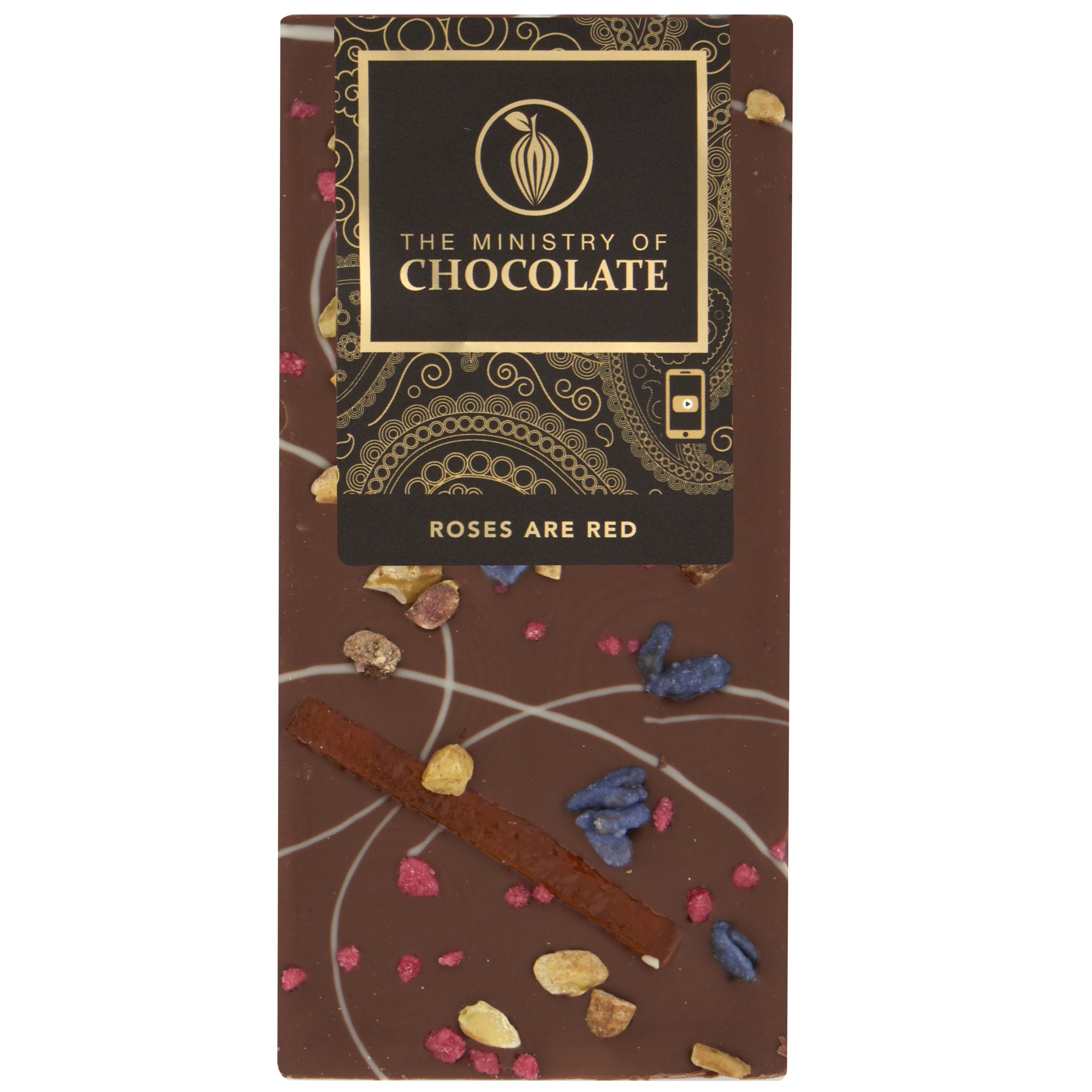 Roses Are Red – 100g Milk Chocolate Bar
