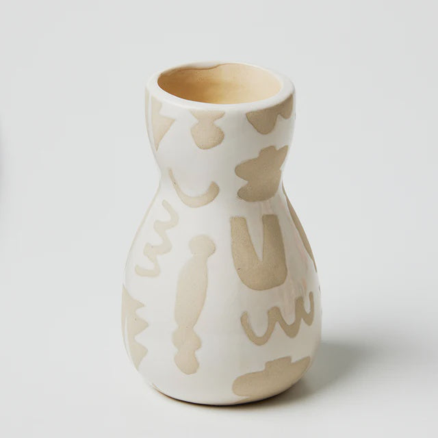 Jones & Co Saturday Vase White Shapes