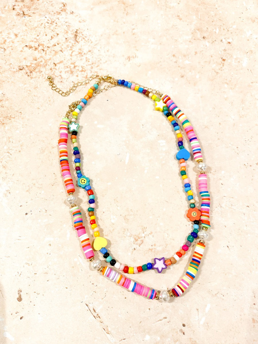 Summer Beaded Necklace Set