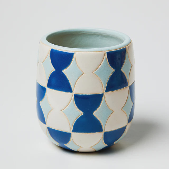 Jones &amp; Co Sunday Pot Lava Lamp Blue