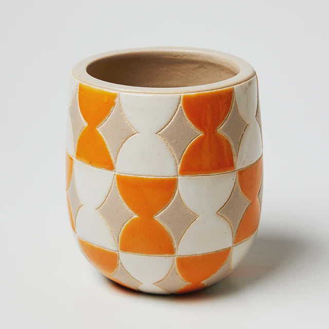 Jones & Co Sunday Pot Lava Lamp Mandarin