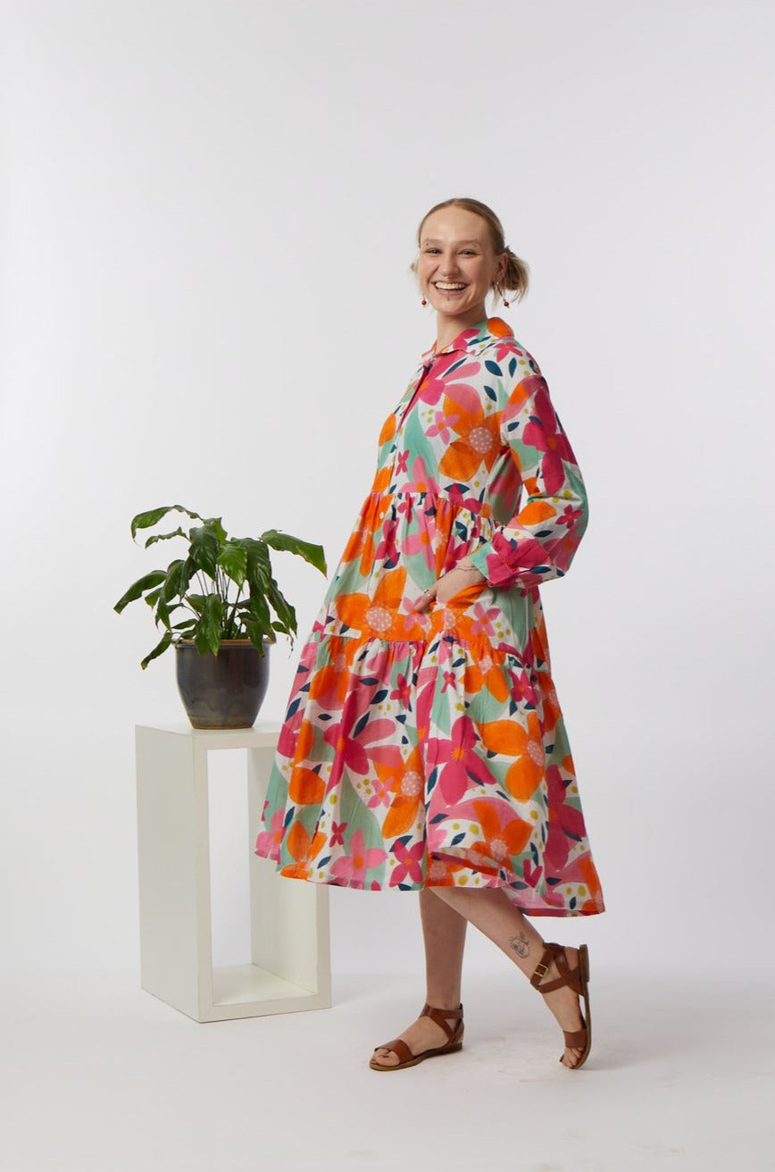 Pippa Dress - Sunny Boy Print