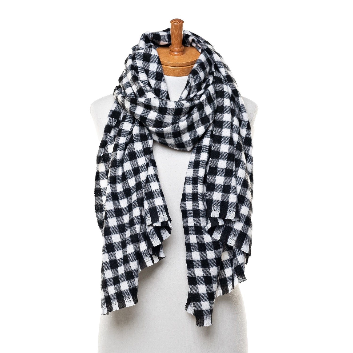 Gingham Scarf - Assorted Colours