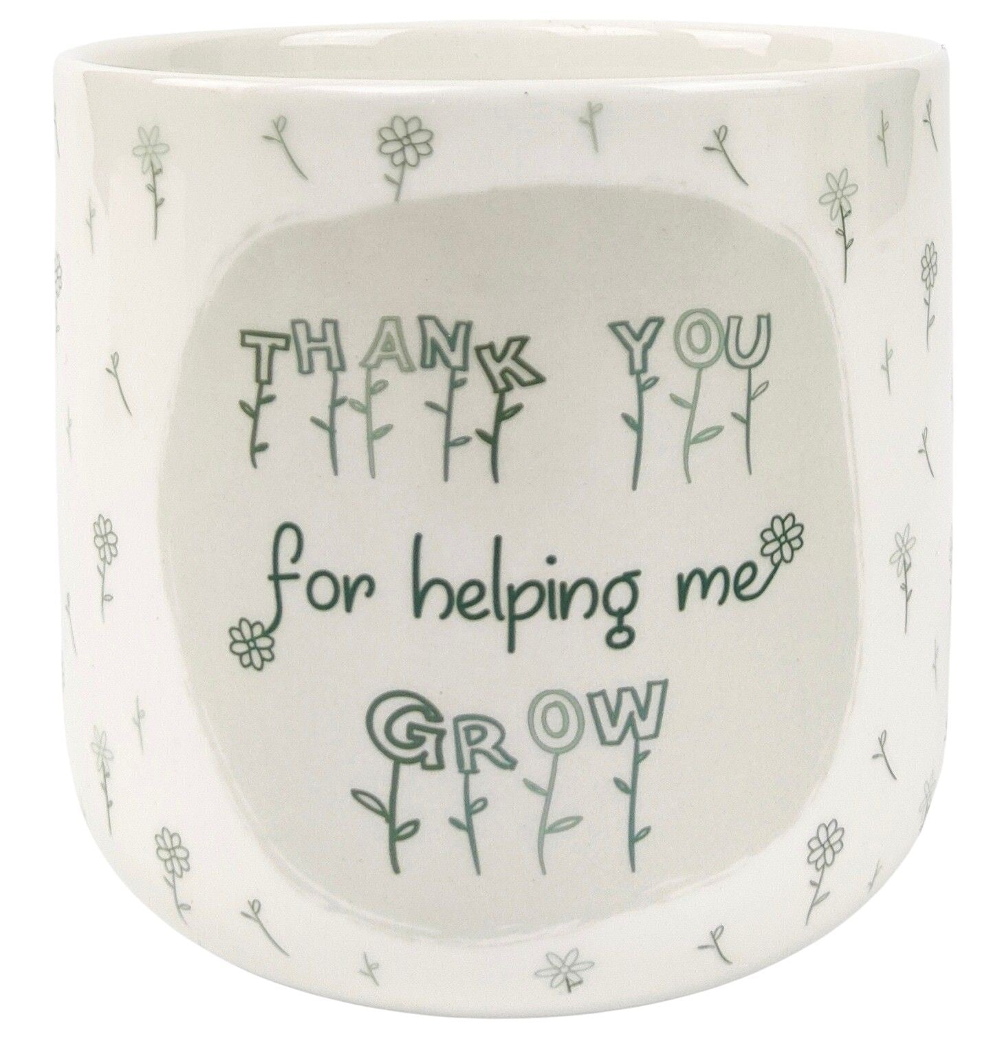 Thank You For Helping Me Grow Planter