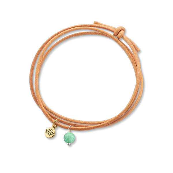 Palas Aventurine protection gem wrap