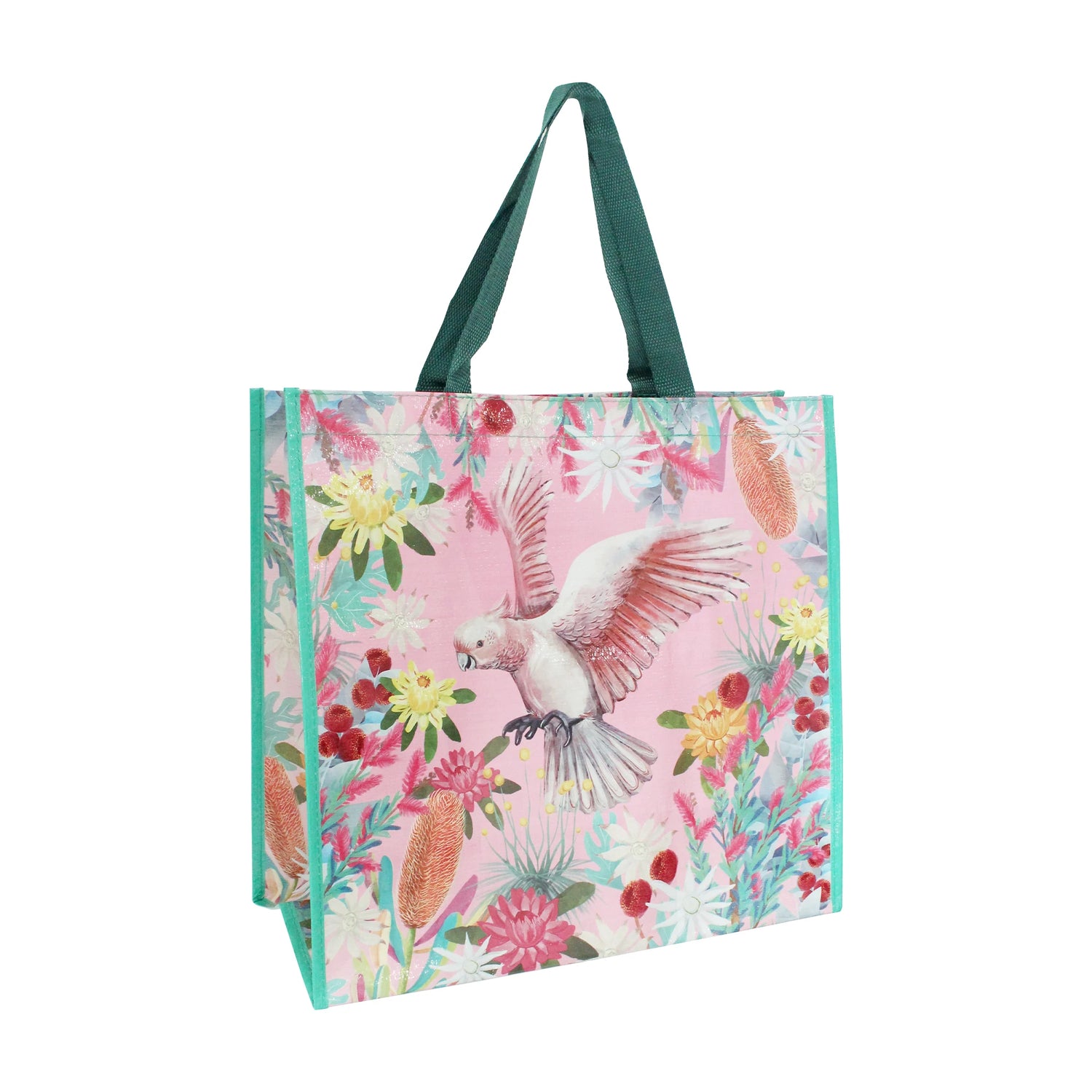 Pink Galah Market Bag
