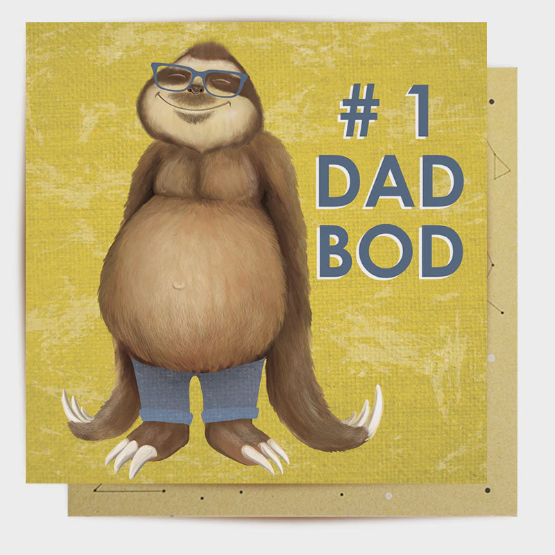 Dad Bod Greeting Card