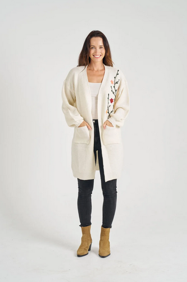 Dayami Cardigan - White