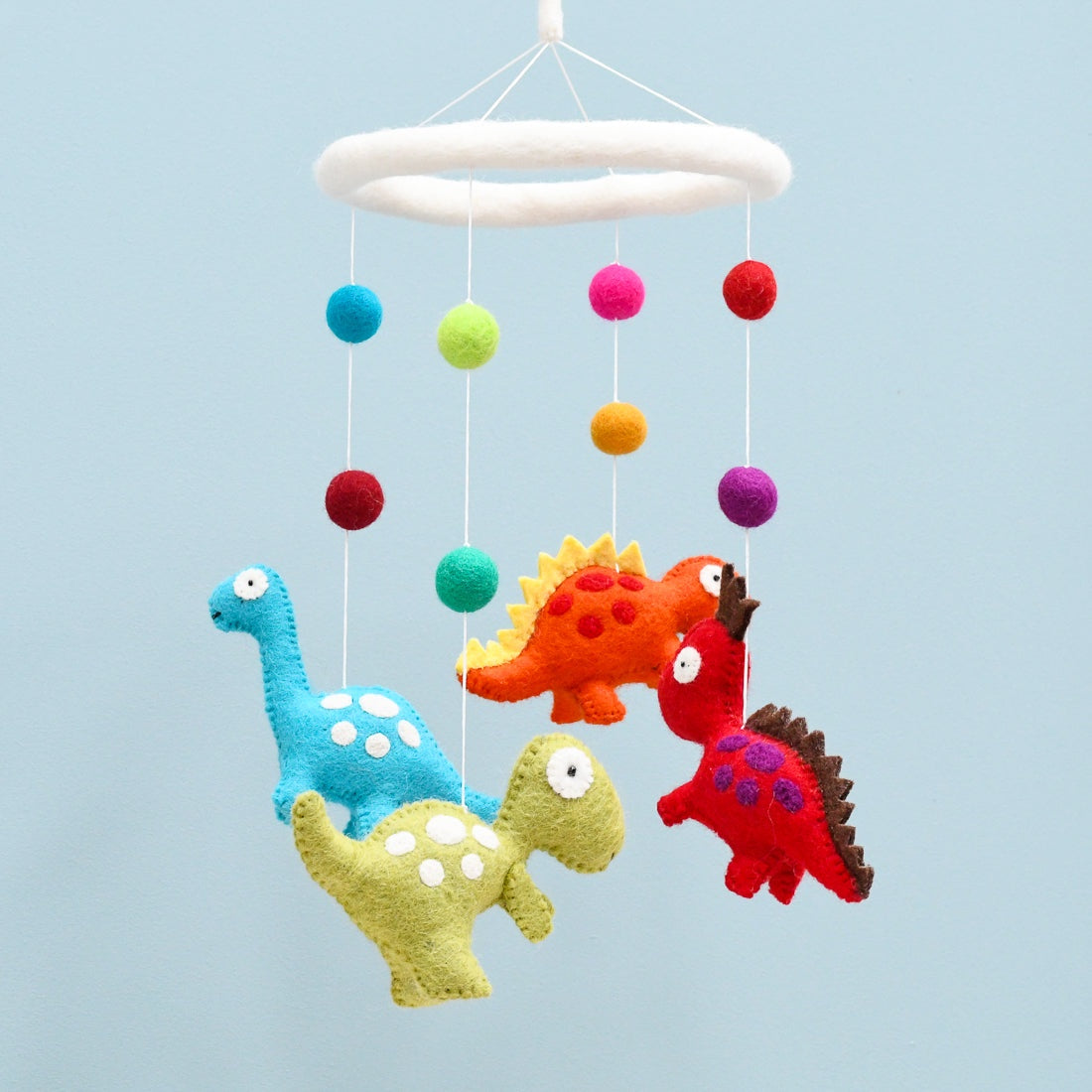 Nursery Cot Mobile - Dinosaurs