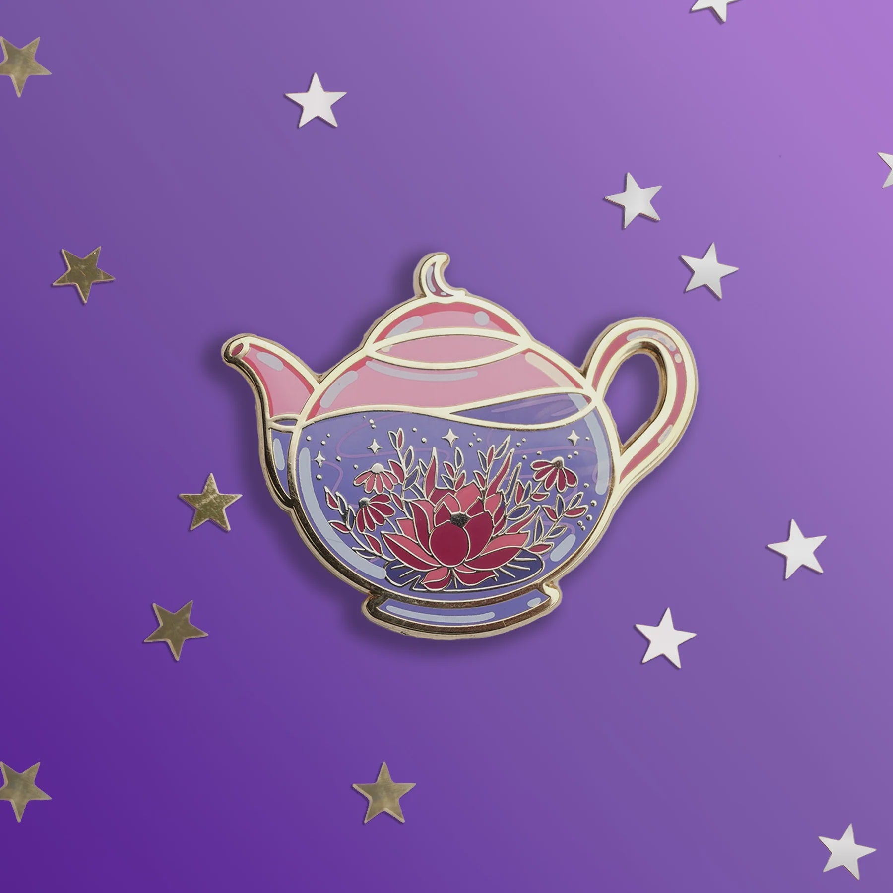 Enchanted Teapot Enamel Pin