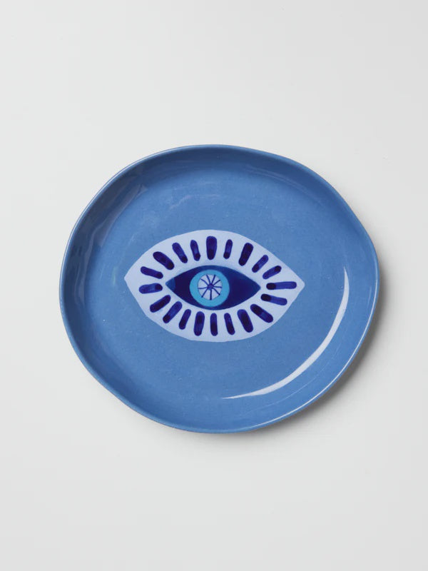 Evil Eye Tray - Blue