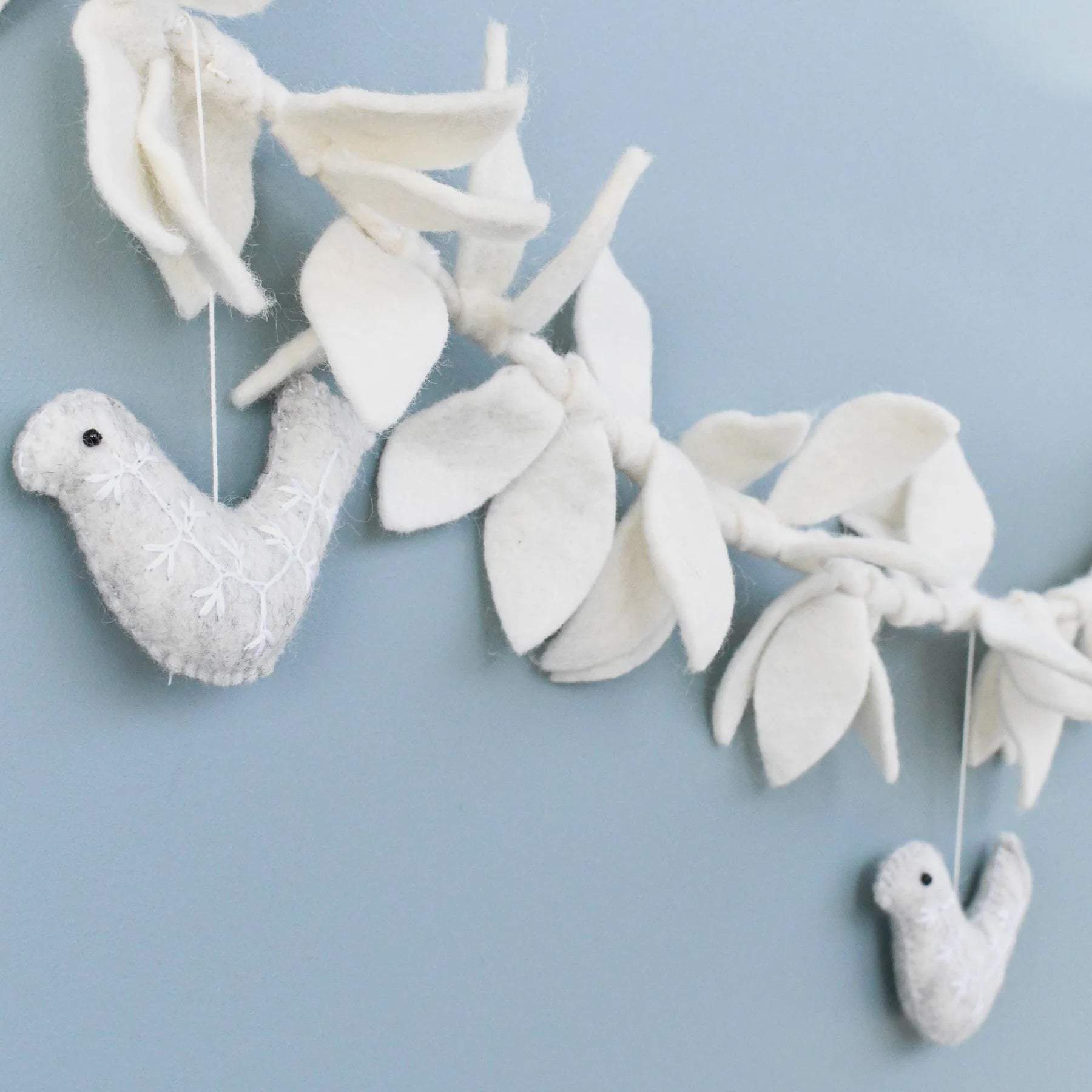 Doves and Leaves Garland