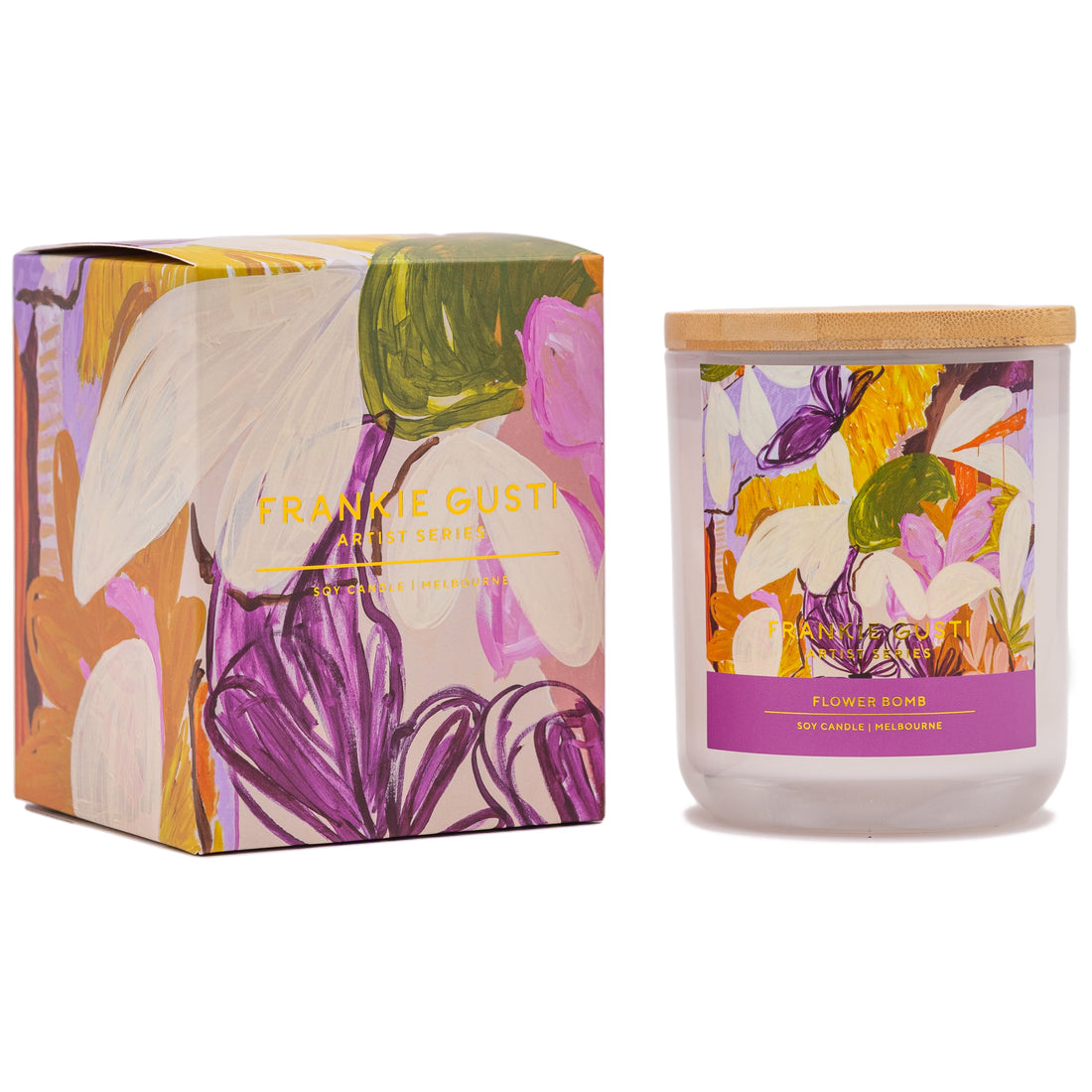 Frankie Gusti Flowerbomb Soy Candle