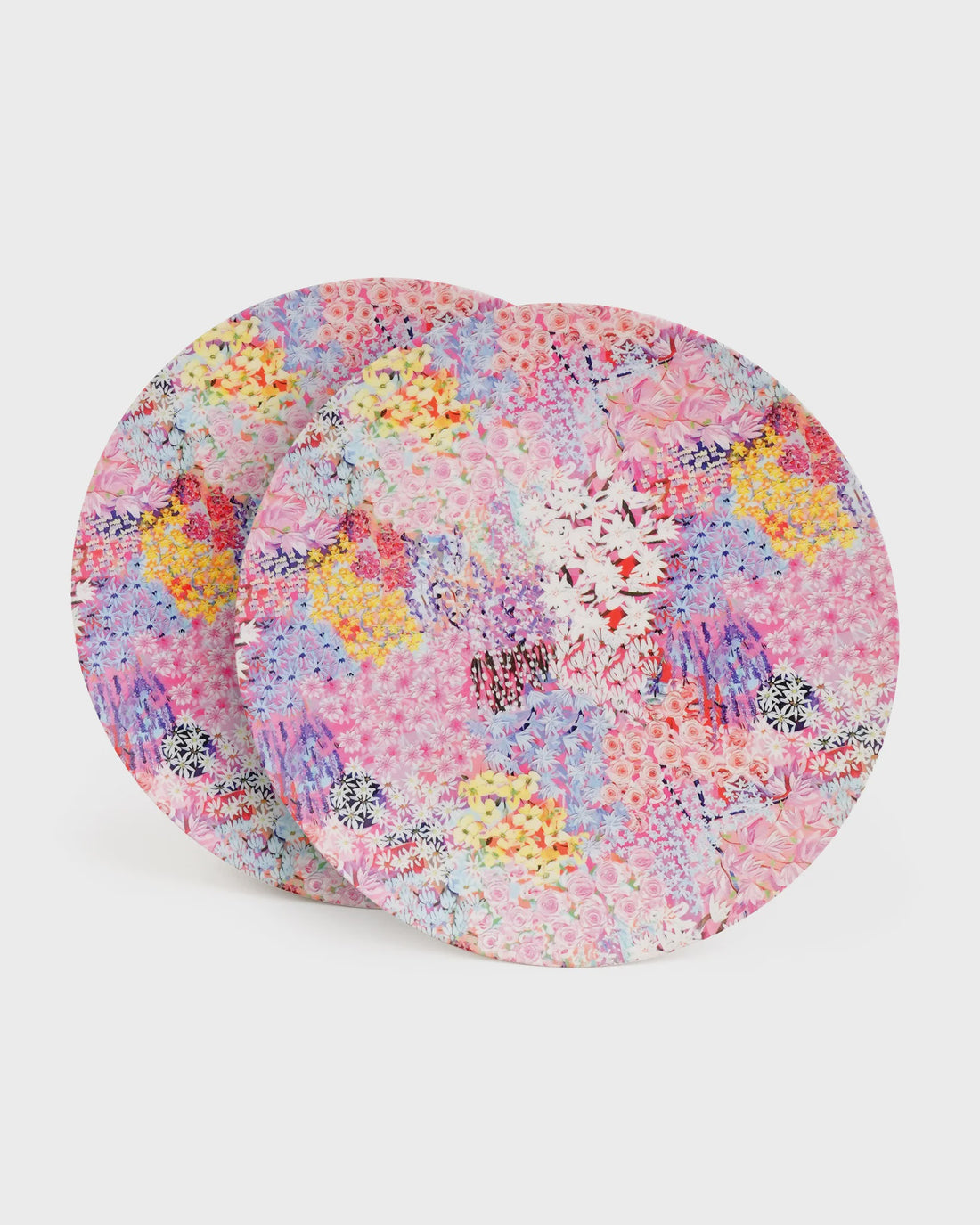 Garden Party Bamboo Melamine Plates - 2 Pack