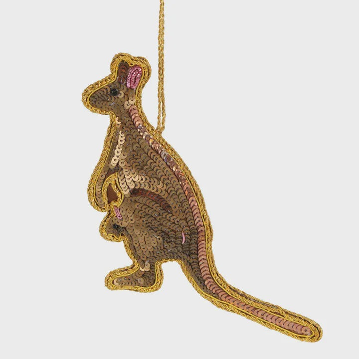 Kangaroo Hanging Tree Decoration