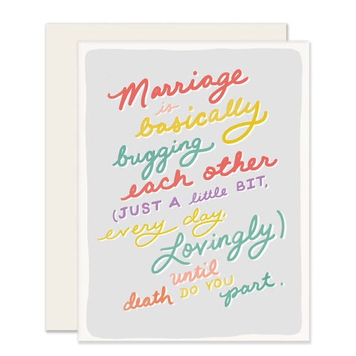 Marriage Basics Greeting Card