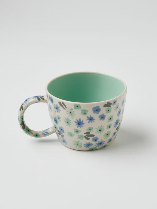 Ditsy Mint Mug