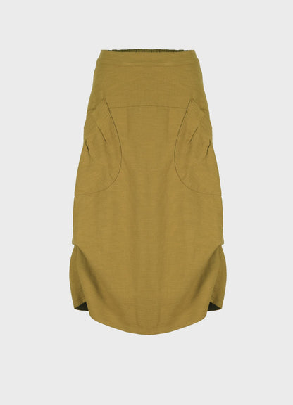 Milwaukee Mills Skirt Mustard