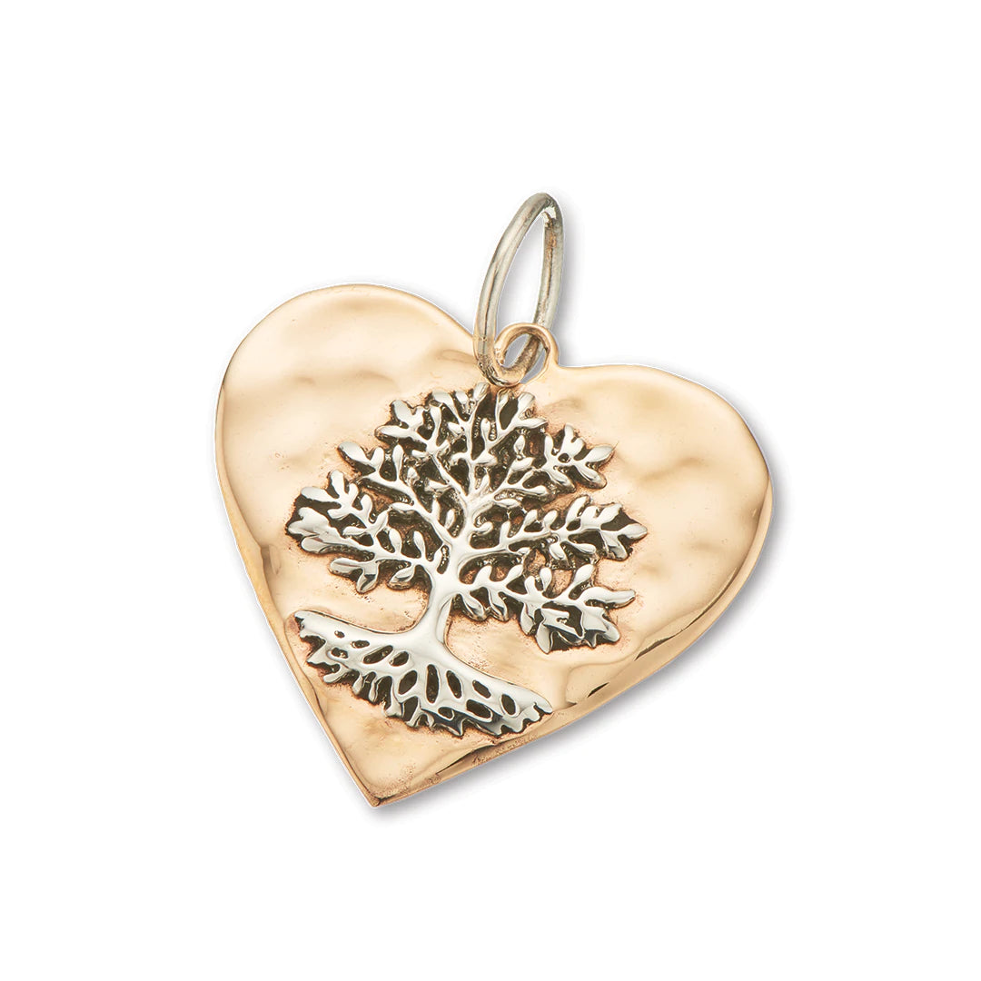 Palas - Brz+slv tree of life charm