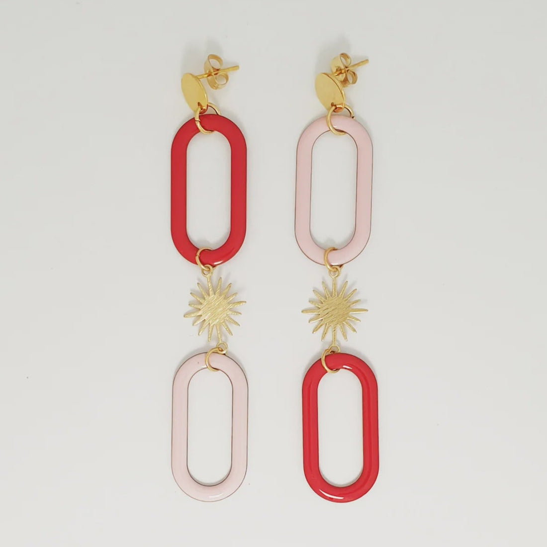 Middle Child Spellbound Earrings - Blossom &amp; Red