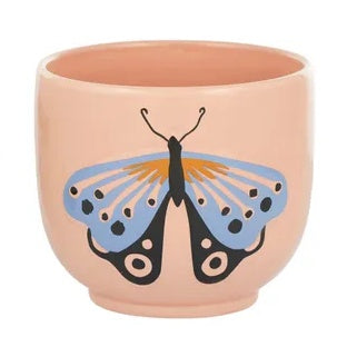 Life Botanic Springtime Butterfly Ceramic Planter Pot