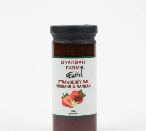 Myanbah Farm Strawberry, Rhubarb & Vanilla Jam