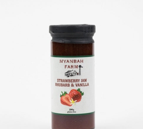 Myanbah Farm Strawberry, Rhubarb &amp; Vanilla Jam