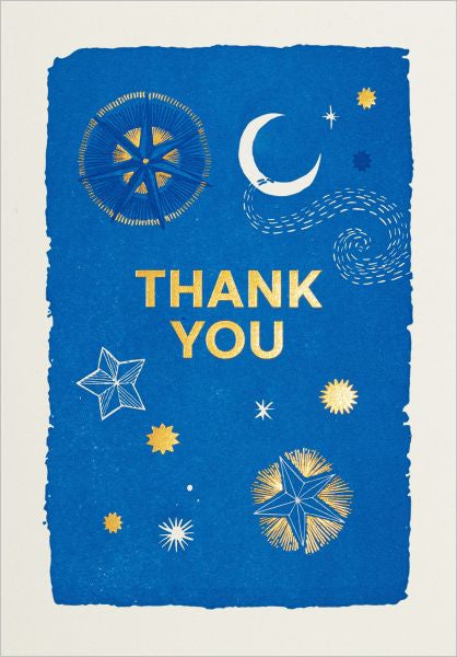 Thank You Stars Greeting Card