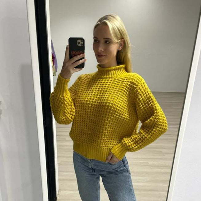 Paisley Sweater - Yellow